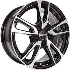 17 pulgadas - 5/112 Llantas de coche GMP ASTRAL schwarz diamantgeschliffen 7.0Jx17 5x112 ET45