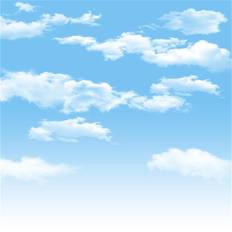 Photo Backgrounds Aofoto AOFOTO 8x8ft Blue Sky Backdrops White Clouds Photography Background Photo Studio Props Baby Infant Kid Newborn Toddler Girl Boy Adult Artistic Portrait Spring Party Decoration Summer Vinyl Wallpaper