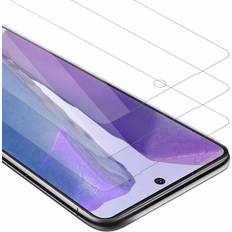 Cadorabo 3x Tempered Glass for Samsung Galaxy S20 PLUS Protection Film Display Saver Protective Film