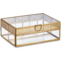 Gold Jewellery Storage Nkuku Tama Jewellery Box brass Brass