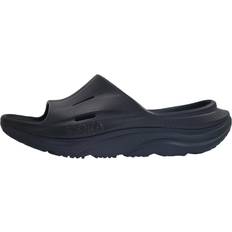 Hoka One One ORA Recovery Slide Mens Shoes 8, Color: Black/Black