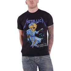 Metallica T Shirt Doris Band Logo Official Mens Black