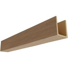 Ceiling Mouldings Ekena Millwork 9 3-Sided U-Beam HeritageTimber Beam Natural