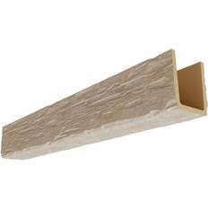Ceiling Mouldings Ekena Millwork 9 120 L 3-Sided U-Beam Beam Vanilla Chai