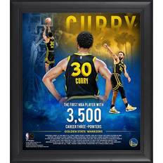 Sports Fan Apparel Fanatics Authentic Stephen Curry Golden State Warriors Framed 15" x 17" 1st Player in NBA History to Score 3,500 Career Three-Pointers Collage