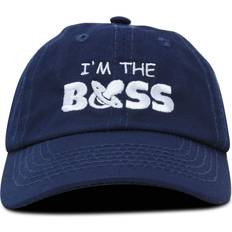 Babies Caps Children's Clothing Dalix The Boss Baby Hat Infant Baseball Cap for Baby Girls and Boys in Navy Blue