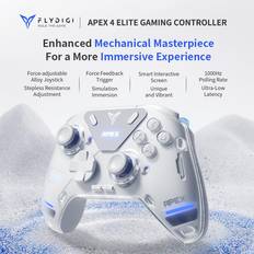 Xiaomi 2024 Ny Flydigi APEX 4 Gaming Controller Wireless Elite Force Feedback Trigger Smart Handle Support PC/Switch/Mobil/TV Gamepad Grå