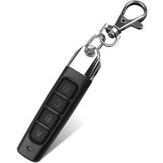 Garage Doors HCSC ABCD Type Black 433MHZ Copy Remote Control Auto 4 Channe Code Garage Gate Door Opener Remote Control Duplicator Cloning Code Car Key