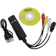 Capture & TV Cards Wejoy Black USB 2.0 Video Capture Card Converter PC Adapter TV Audio DVD DVR VHS