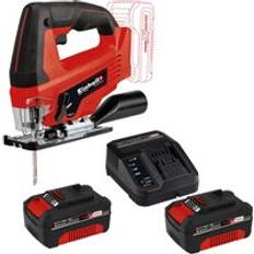 Einhell Jigsaws Einhell TC-JS 18 Li 18v Cordless Jigsaw 2 x 4ah Li-ion Charger No Case