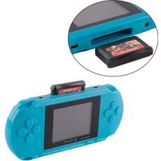 Cheap Game Consoles Selloria PXP3 Game Console Light Blue PXP3 Game Console Handheld Portable 16 Bit New Retro Video Free Games