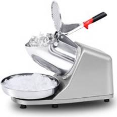 Electric Ice Crusher Snow Cone Maker-Silver Silver