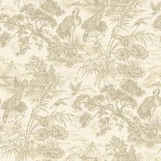 Holden Decor Holden Crane Lagoon Cream Wallpaper