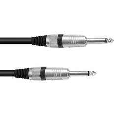 Omnitronic Jack cable 6.3 mono bk ROAD, Telekontakt VÄG 1.5m