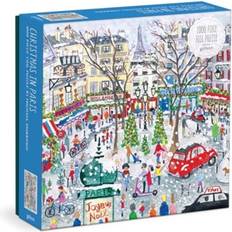 Galison Michael Storrings Christmas in Paris. 1000 Piece Foil Puzzle