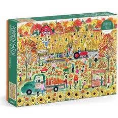 Galison Jigsaw Puzzles Galison Michael Storrings Pumpkin Patch 1000 Piece Puzzle