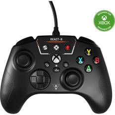 Håndkontroller Turtle Beach REACT-R Controller Wired Game Controller – Licensed for Xbox Series X & Xbox Series S, Xbox One & Windows – Audio Controls, Mappable Buttons, Textured Grips