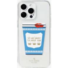 Mobile Phone Accessories Kate Spade Coffee Break Iphone 15 Pro Max Clear