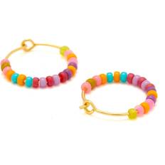 Anni Lu Øreringe Anni Lu Secret Beach Hoops Multicolor