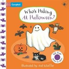 Bøker Who's Hiding At Halloween A Felt Flaps Book the perfect Halloween gift for babies! Campbell Axel Scheffler