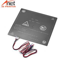 Single 3D-Printers Tomtop Jms Anet 12V 3D Printer Hot Bed Heating Platform Heatbed Aluminum 300 * 300 * 3mm with Hotbed Wire Cord for Anet E12 3D Printer Upgrade Suppliers1pcs