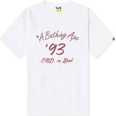 Bape Tops Bape END. x Bathing Ape Men's 'Bowling' T-Shirt White