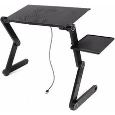 Keshen Portable Adjustable Foldable Laptop Notebook PC Desk Table Vented Stand Bed Tray