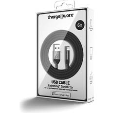 Chargeworx 6ft Lightning Cable