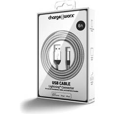 Chargeworx 6ft Lightning Cable