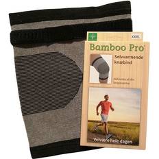 Bamboo Pro Knæbind Str: 3XL m/ velcrobånd, selvvarmende. Ekstra støtte