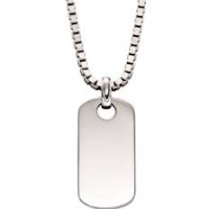 Argent - Enfant Colliers Little Star Oli Tag Necklace - Silver