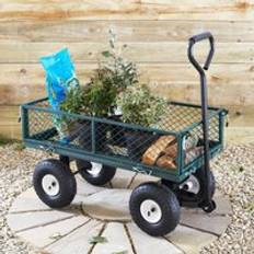 Neo Heavy Duty Garden Outdoor Cart Green Cart