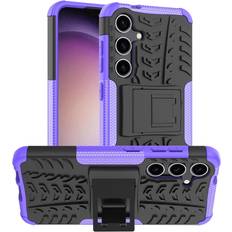 iCatchy Purple Samsung Galaxy S24 Dual Layer Shockproof Cover