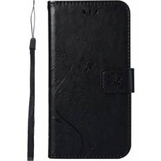 RYWOLT Black For Samsung A32 A52s A72 A12 Phone Case Holder Flip Stand Leather Wallet Cover