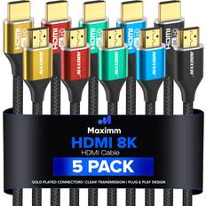 Maximm 8k Hdmi Cable 6ft,HDMI 2.1 Cable, Cord