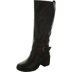 High Boots Zodiac Womens Georgia Faux Leather Riding Knee-High Boots