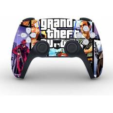 Aihontai Grand Theft Auto V GTA 5 Protective Cover Sticker For PS5 Controller Skin