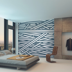 Striped Criss Cross Pattern