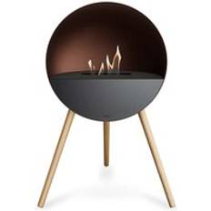 Brown Ethanol Fireplaces Le Feu Eye Bioethanol Fireplace Mocca in Brown/Black