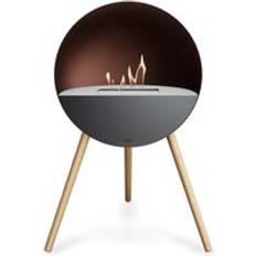 Brown Ethanol Fireplaces Le Feu Eye Bioethanol Fireplace Mocca in Brown/Black