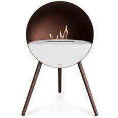 Brown Ethanol Fireplaces Le Feu Eye Bioethanol Fireplace Mocca in Brown/White