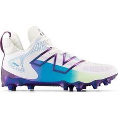 Synthetic - Unisex Baseball Shoes New Balance FreezeLX v4 Unity - White/Purple Fade/Coastal Blue