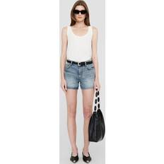 Anine Bing Bukser & Shorts Anine Bing Dalton Denim Shorts - Pacific Blue