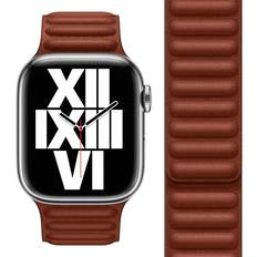 Apple Leather Link 45mm Watch Strap S/M