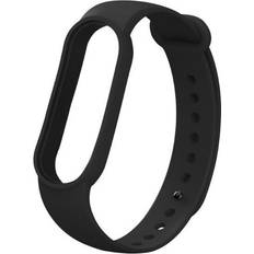 5Pcs Replace Wrist Strap Bracelet Xiaomi Mi Band 5 Strap-Black