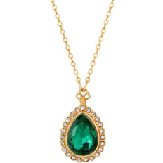 Green Necklaces 2028 Teardrop Necklace Green