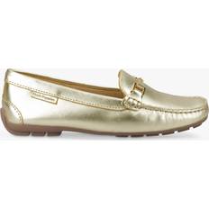 Gold - Women Low Shoes Hush Puppies Eleanor Leather Loafers