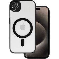 Skal-man iPhone 11 Magsafe Transparent Svart