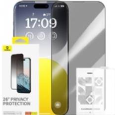 Baseus Diamond iPhone 15 Pro Max privacy tempered glass