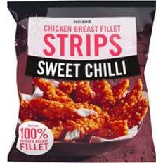 Iceland Sweet Chilli Chicken Breast Fillet Strips 500g 500g 1pack